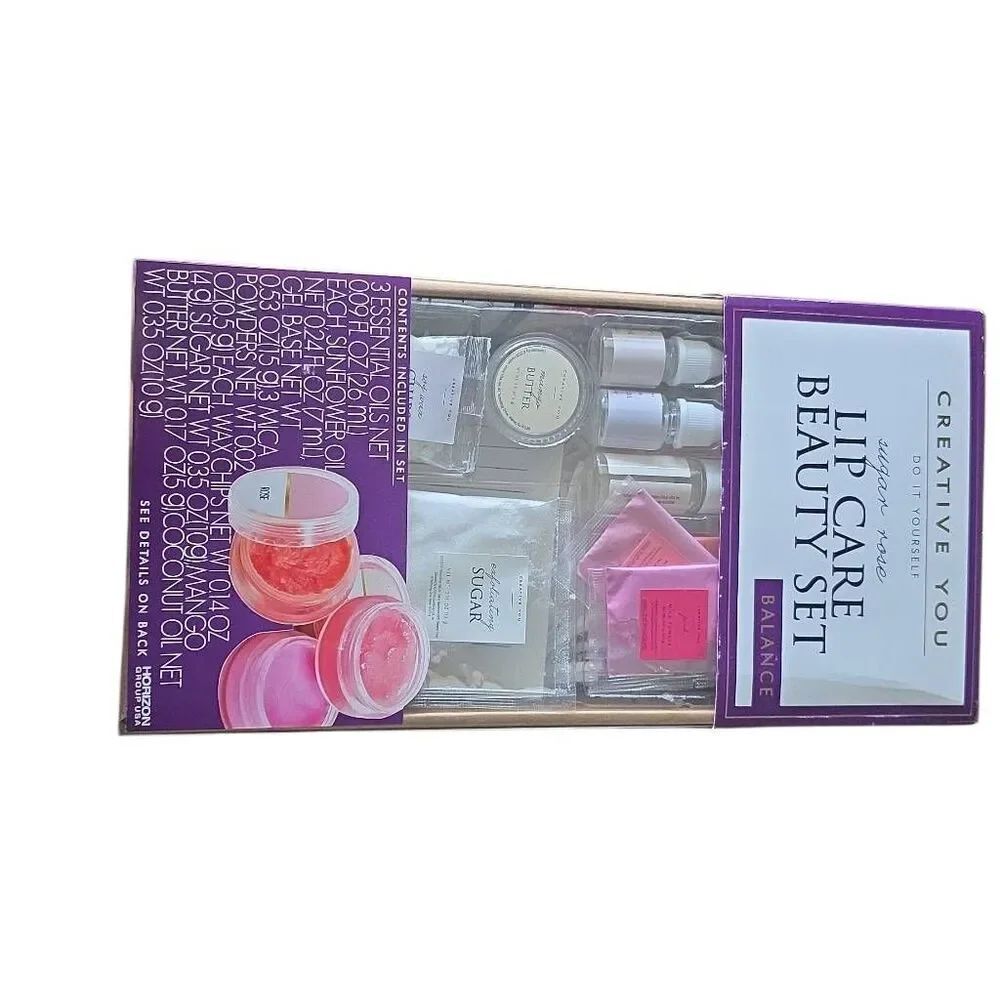 Creative You DIY Sugar Rose Lip Care Beauty Set